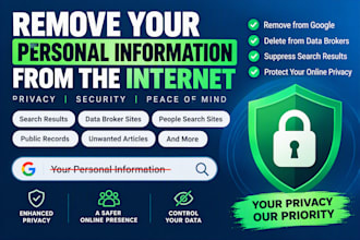 remove your personal information from google and the internet