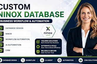 build a custom ninox database to automate your business workflow