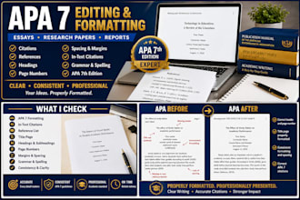 edit and format your academic paper in apa 7th edition