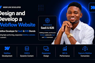 design webflow website, webflow expert, webflow seo or figma to webflow