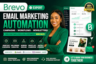 be your brevo expert for email marketing automation campaigns brevo template