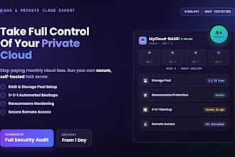 setup synology nas qnap private cloud backup server
