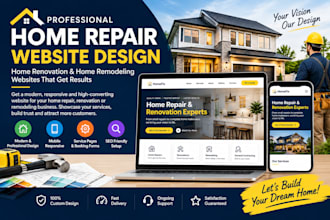 design home repair website, home renovation  home remodeling website