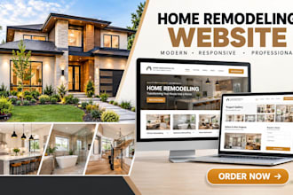 design responsive home remodeling website remodeling home improvement website