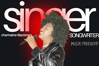 be your professional female rnb soul hip pop reggae jazz and caribbean singer