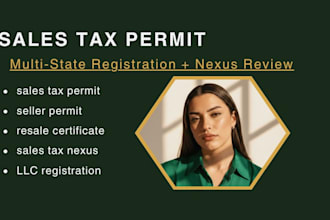 register sales tax permits in texas florida georgia multi state nexus review llc