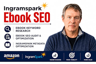 amazon ebook SEO audit ebook keyword research, ingramspark metadata optimization