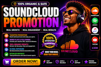 promote your soundcloud music to organic audience