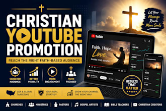 do christian youtube promotion and channel growth for faith based content