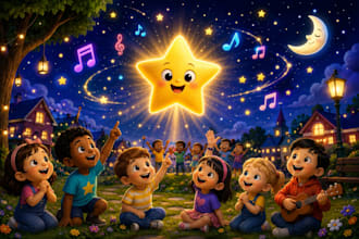 create fun children edm songs nursery , preschooler educational video music
