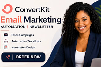 setup convertkit newsletter kit landing page kit email sequence automation