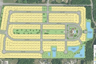 create property, master site plan, subdivision and real estate maps