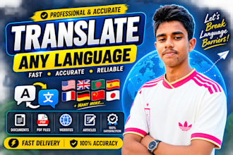 translate any language professionally and accurately