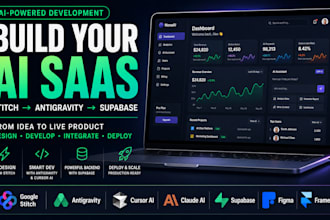 build your ai saas with google stitch antigravity cursor supabase n8n automation