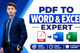 do PDF to word, excel, powerpoint and document conversion