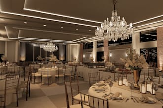 design luxury marquee event spaces with 3d rendering