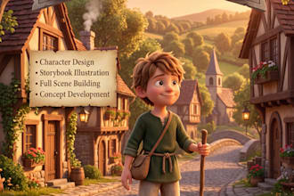 create an ai animated story video with a voiceover