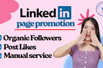 do linkedin manager to grow with real followers and likes