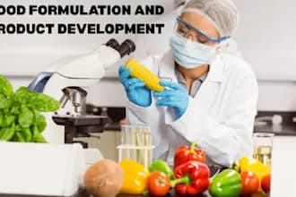 develop food, vitamin and product formulations as a formulation chemist