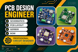 design schematic and pcb layout in easyeda
