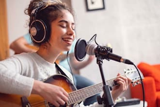be your female rnb singer female pop singer edm singer songwriter custom song