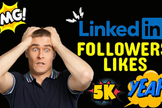 do linkedin manager to grow with real followers and likes