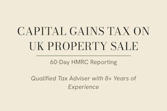 assist you with a capital gains on UK property return