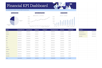 build dynamic excel financial dashboard and financial model