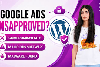 fix google ads disapproved due to compromised site