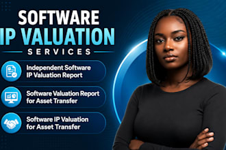 prepare an independent software IP valuation report for assest transfer and sale