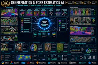 develop image segmentation, pose estimation, ai computer vision opencv python