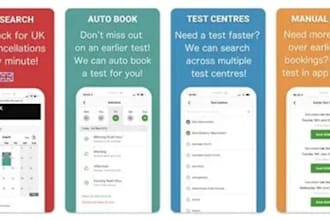 develop uk driving test bot reservation bot cancellation bot auto booking bot