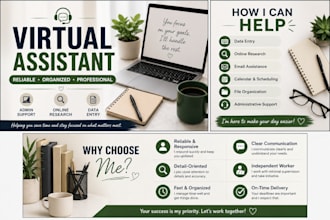 be your reliable virtual assistant for admin and online tasks