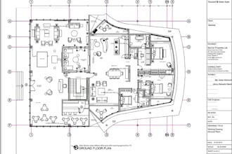 autocad documentation,draw construction blueprint for building permit submission