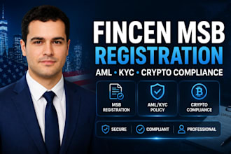 do fincen msb registration, aml compliance policy, and crypto licensing