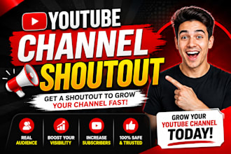 promote your yout ube channel with a targeted youtube shoutout