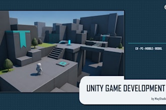 develop your custom unity game or prototype for PC mobile and webgl