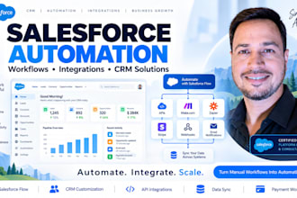 build salesforce automation, workflows, integrations and CRM solutions