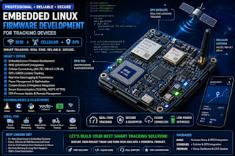 do uhf rfid, GSM, and gnss firmware design for embedded wireless devices