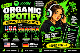 usa spotify music promotion german spotify promotion