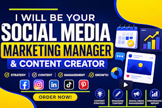 be your brand social media marketing manager content media social creator
