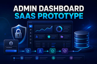 build a secure admin dashboard or saas prototype