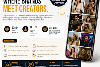 perform influencer marketing and social media marketing