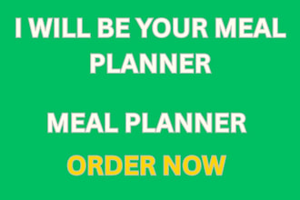 be your meal planner