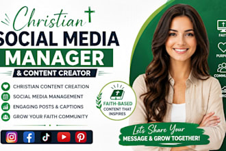 be christian social media manager, social media manager, content creators