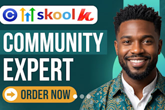 skool community setup skool online community setup skool community skool manager