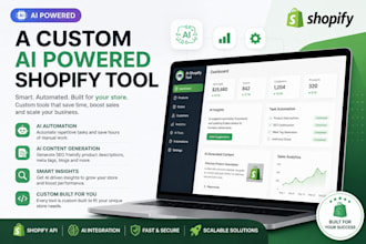 build a custom ai powered shopify tool