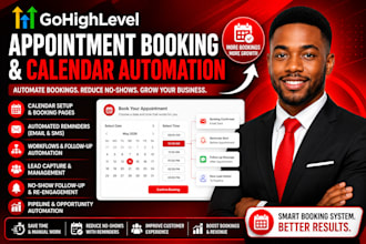 build gohighlevel appointment booking and calendar automation