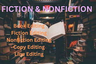 professionally edit your fiction or nonfiction book