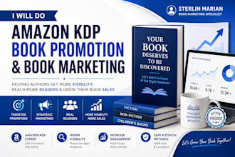do amazon KDP book promotion and book marketing